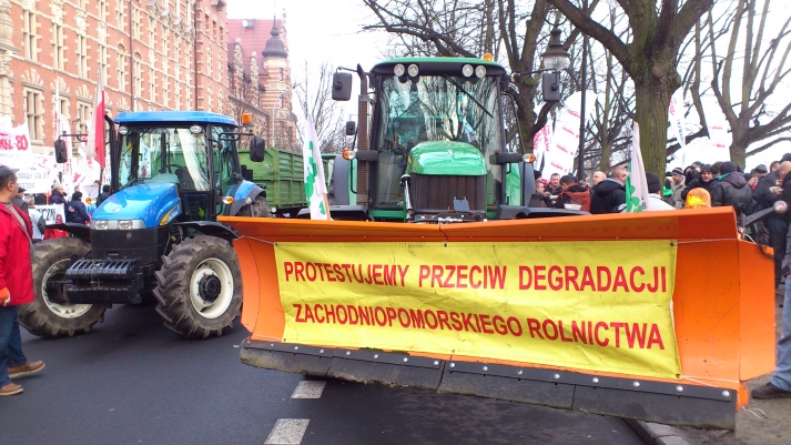 Rolnicy będą protestować w Koszalinie