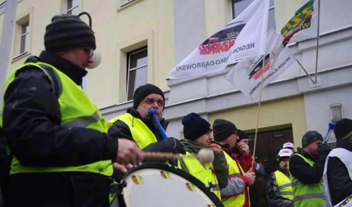 Pikieta pracowników ZEC