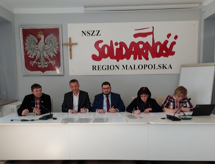 fot. Region Małopolska NSZZ &quot;Solidarność&quot;