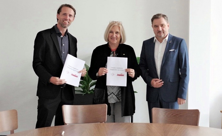 Od lewej: Gerard Schuurman, Ewa Zydorek, Piotr Duda