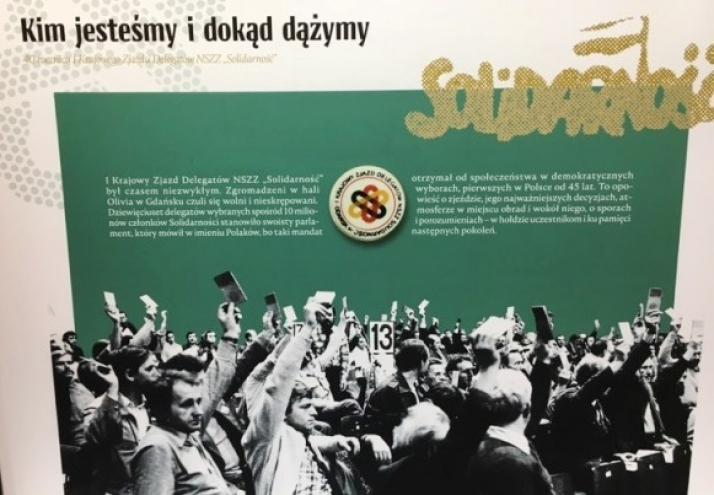 Wernisaż wystawy: “Kim jesteśmy i dokąd dążymy. 40 rocznica I Krajowego Zjazdu Delegatów NSZZ Solidarność”