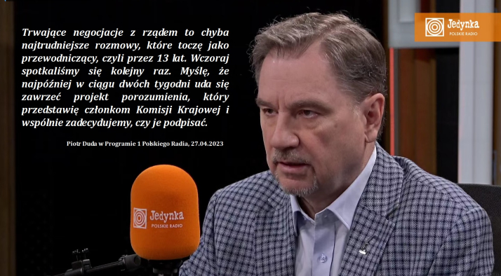 fot. screen Jedynka - Program 1 Polskiego Radia / facebook