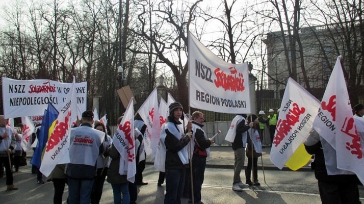 Pięć nowych organizacji i 250 nowych członków podlaskiej &quot;Solidarności&quot;