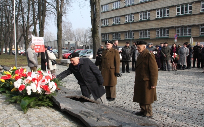 Hołd &quot; Żołnierzom Wyklętym&quot; w Łodzi