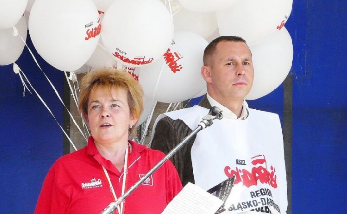 Mateusz Gruźla jest związkowcem z Fiat Auto Poland