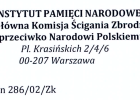 Odpowiedź IPN-u w sprawie ustalenia winnych śmierci ks. Stanisława Suchowolca 