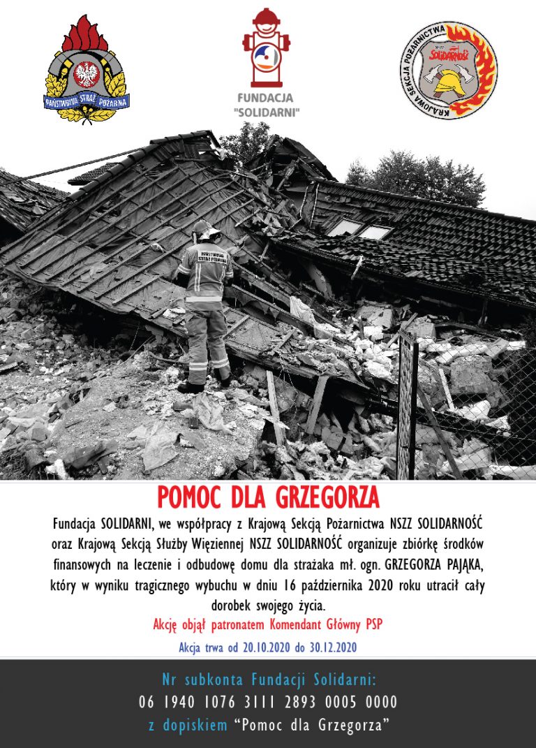 Grzegorz przeżył tragedię – pomóżmy jego rodzinie!