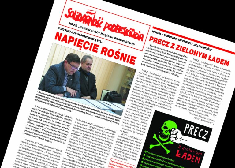 Kwietniowa  “Solidarność Podbeskidzia” w „Gazecie Beskidzkiej” i w internecie