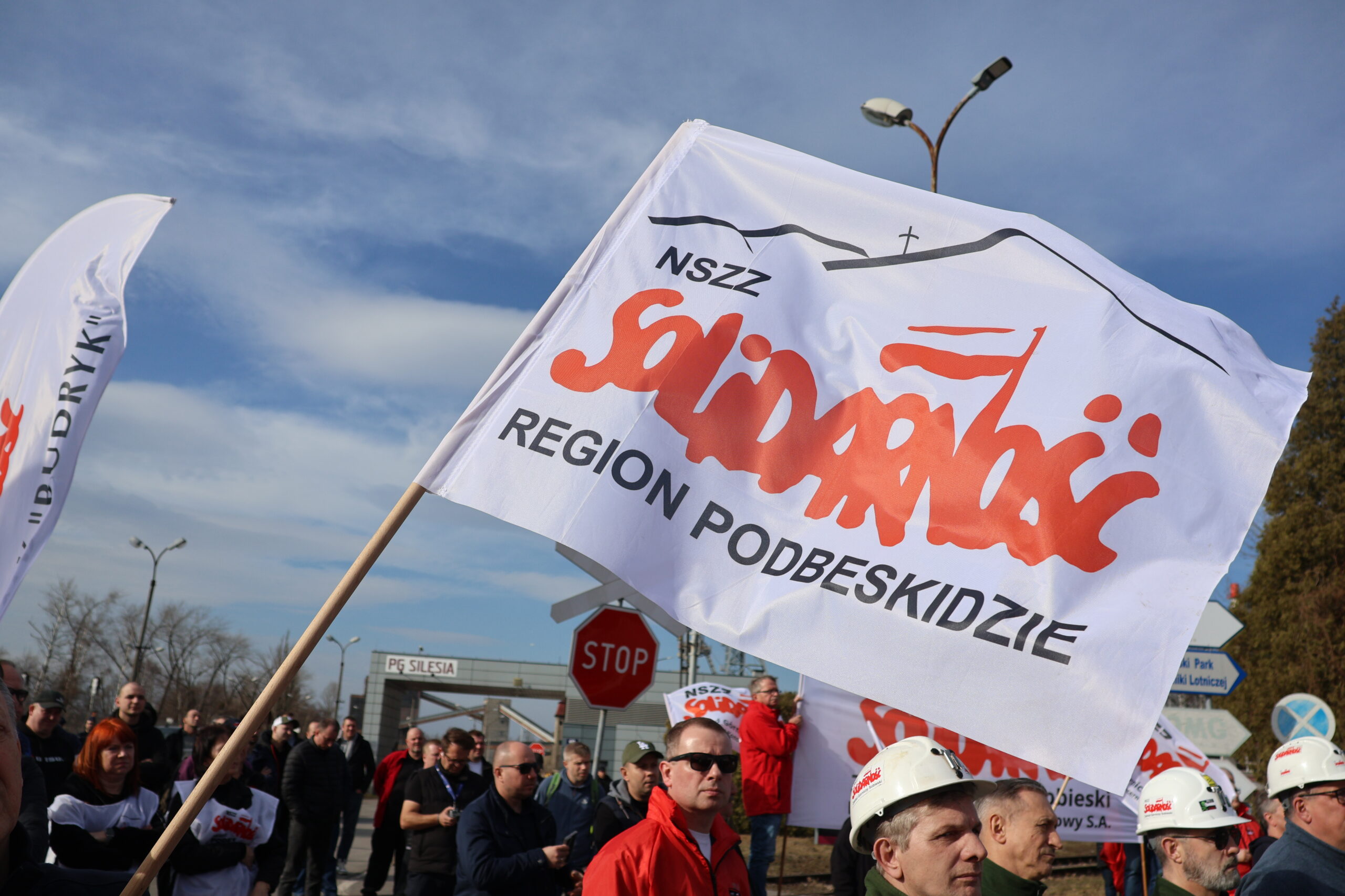 Pikieta w obronie PG Silesia