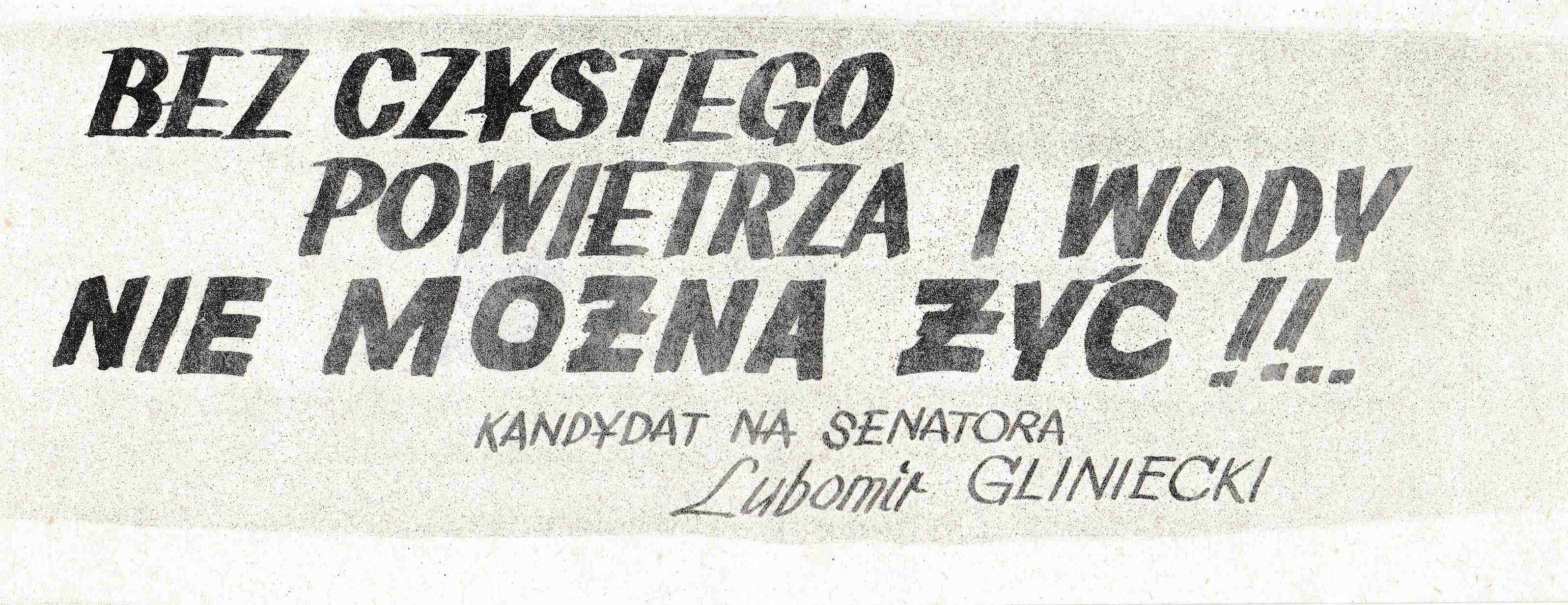 LBP 55 - Bez czystego powietrza i wody... [Lubomir Gliniecki]