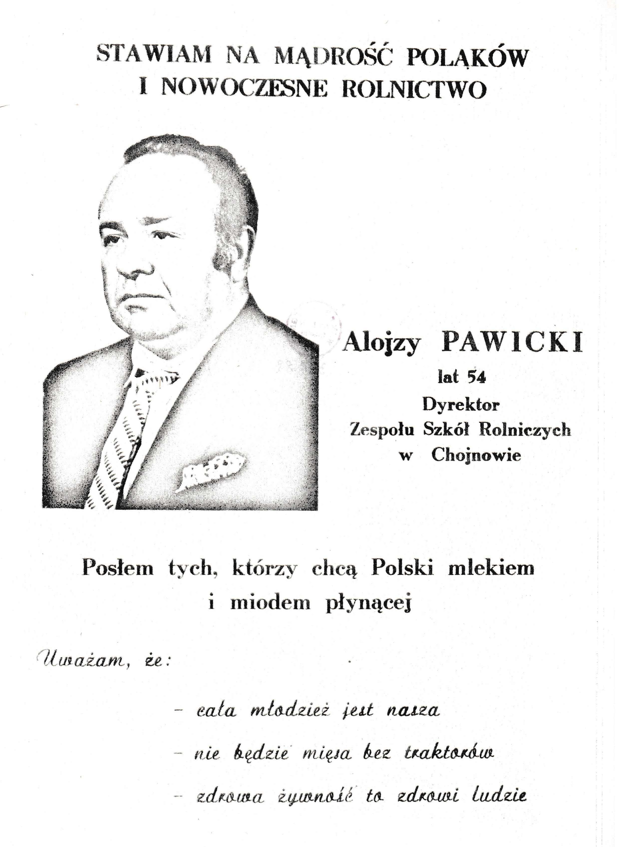 LBP 68 - Stawiam na mądrość Polaków i nowoczesne rolnictwo [Alojzy Pawicki]