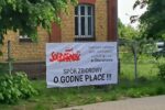 Pracownicy ZUKiTP w Chocianowie rozpoczęli spór zbiorowy – siedziba spółki oflagowana