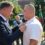 Piotr Ferens członek NSZZ „Solidarność” odznaczony medalem Pro Patria