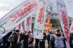 Protest we Wrocławiu przeciw polityce Zielonego Ładu i umowie UE-Mercosur