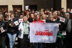 Solidarność ramię w ramię z pracownikami legnickiego ZUS-u