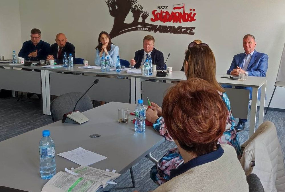 Spotkanie związkowców z Główną Inspektor Pracy