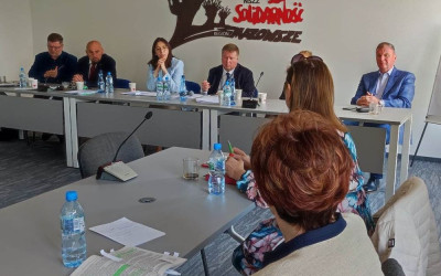 Spotkanie związkowców z Główną Inspektor Pracy