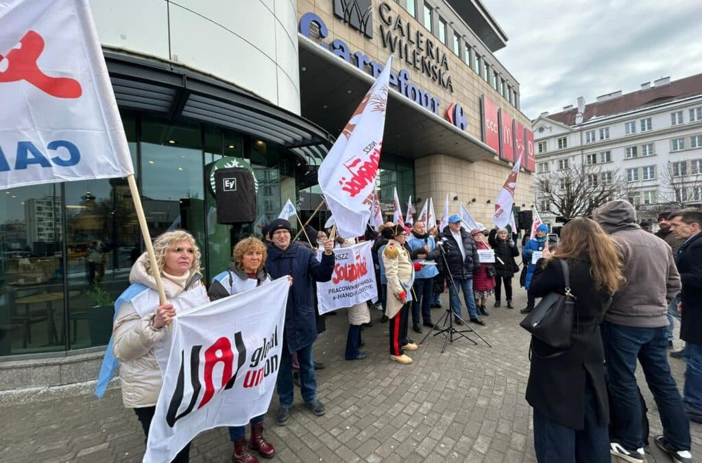 UNI Global Union wspiera pracowników Carrefour Polska