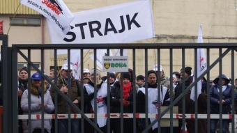 Pikieta przed Odlewnią Żeliwa