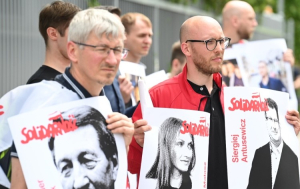 Na Białorusi ogłoszono wyroki dla liderów związkowych