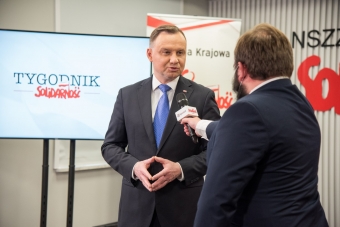 Andrzej Duda: Moim pragnieniem było by ludzie Solidarności uważali mnie za przyjaciela