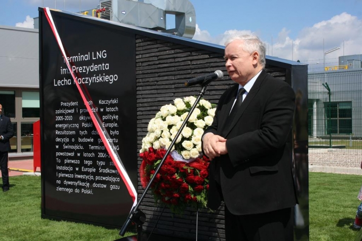 Lech Kaczyński patronem Gazoportu w Świnoujściu
