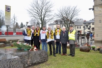 Oddział Kościerzyna przy grobie księdza Jerzego