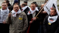 Protest pracowników UPC