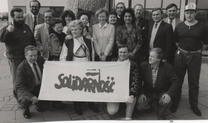 Zrobiliśmy zdjęcie na kucyku. Następnego dnia jechały czołgi. Poznański Czerwiec