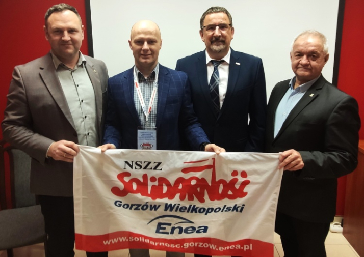 Krzysztof Gonerski ponownie wybrany przewodniczącym NSZZ &quot;S&quot; w Enea Gorzów Wielkopolski