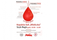 Zapraszamy na Akcję "Podaruj krew, podaruj życie" do Kopalni Soli Wieliczka