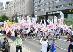 [Wideo] &quot;Będziemy protestować do skutku!&quot;