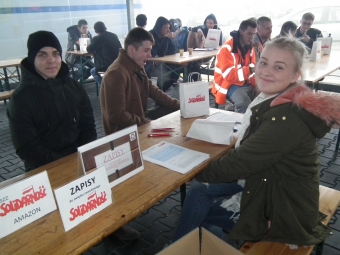 Solidarność rozdawała witaminy