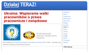 Łamanie praw pracowniczych na Ukrainie. Możesz pomóc!