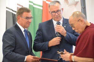 Dalajlama w Centrum Historii Zajezdnia