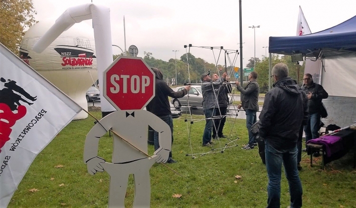 Pracownicy sądów i prokuratury jutro rozbiją miasteczko protestacyjne