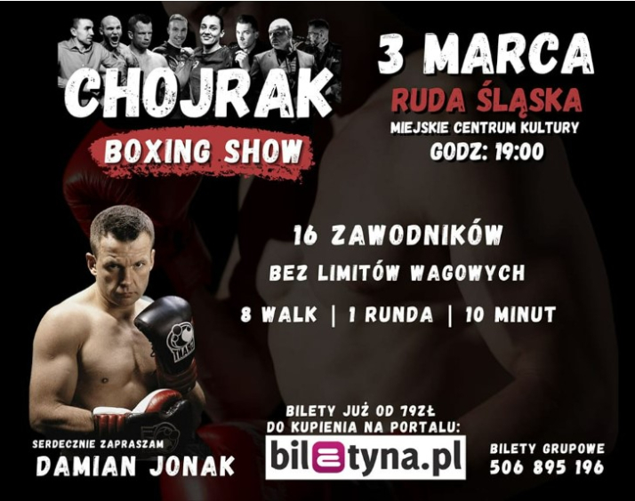 Zapraszamy na Chojrak Boxing Show
