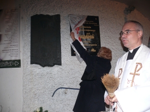 Kamienna odznaka u św. Wawrzyńca