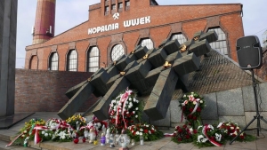 Hołd poległym górnikom