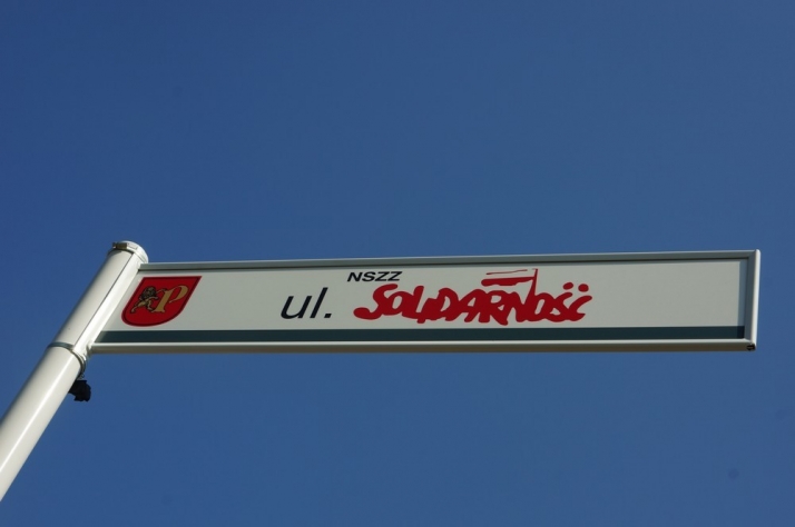 Ulica NSZZ „Solidarność” w Pruszczu Gdańskim