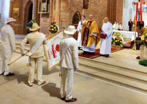 Solidarność w Hucie Miedzi Głogów z nowym sztandarem