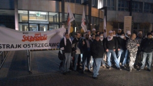 Strajkowali pracownicy gliwickiego Isovera