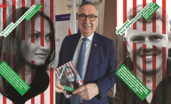 Zatrzymano znanego związkowca z Białorusi (SPB) Viktara Stukaua