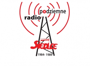 Tablica upamiętniająca pierwszą audycję Radia "Solidarność" w Siedlcach