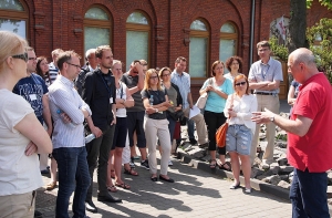 Uczestnicy międzynarodowej konferencji w Sali BHP