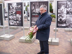 Chojnice: patron „Solidarności” uwieczniony na fotografiach
