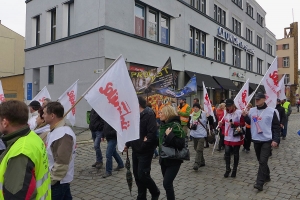 Żądamy godziwej pracy i płacy. Protest w Opolu