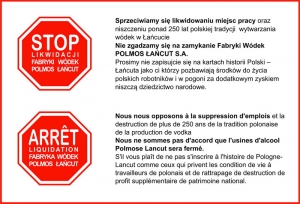 Wspieramy Fabrykę Wódek Polmos Łańcut