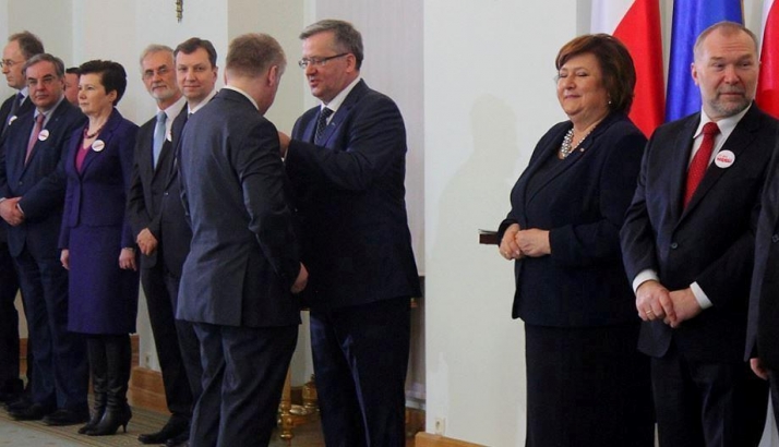 Obremski odznaczony Złotym Krzyżem Zasługi