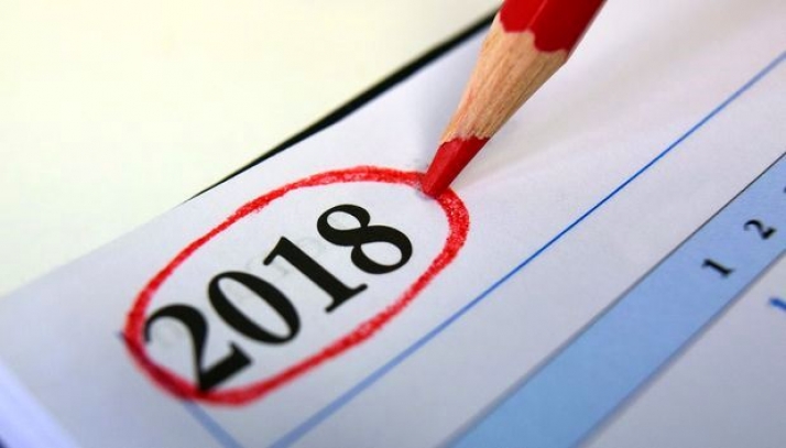 Kalendarz dni wolnych w 2018 roku